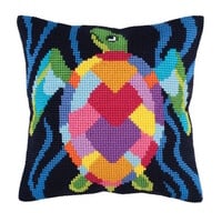 Borduurkussen Sea Mosaic 40 x 40 cm