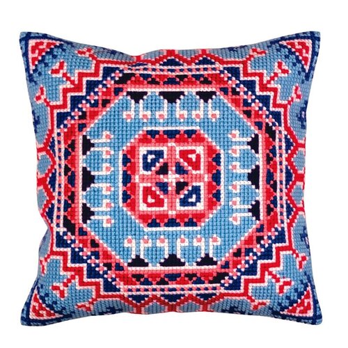 Collection D Art Borduurkussen Persian medallion 40 x 40 cm Collection D Art Borduurkussen Persian medallion 40 x 40 cm