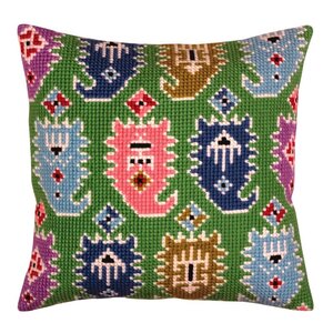 Collection D Art Borduurkussen Paisley 5374 40 x 40 cm