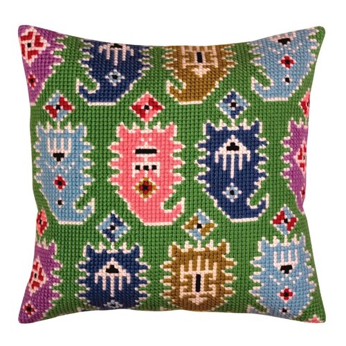 Collection D Art Borduurkussen Paisley 5374 40 x 40 cm Collection D Art Borduurkussen Paisley 5374 40 x 40 cm