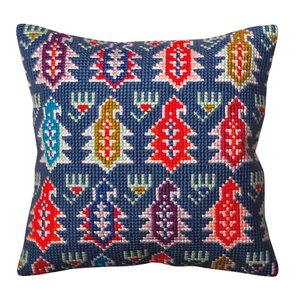 Collection D Art Borduurkussen Paisley 5372 40 x 40 cm