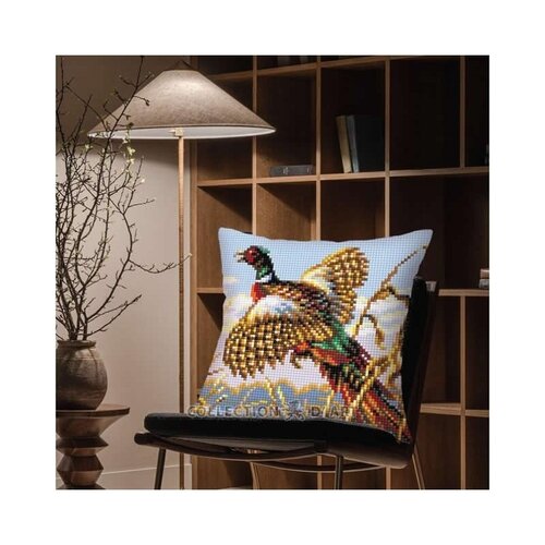 Collection D Art Borduurkussen Pheasant 40 x 40 cm