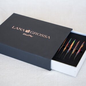 Lana Grossa Lana Grossa Rondbreinaalden Set Vario Hout Deluxe