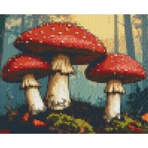 PixelHobby Pixelhobby Patroon 5864 Drie Paddenstoelen PixelHobby Pixelhobby Patroon 5864 Drie Paddenstoelen