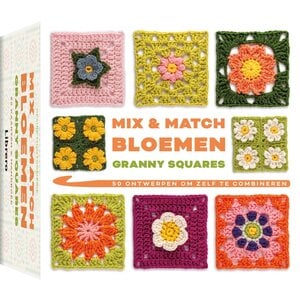 Librero Mix and match granny squares bloemen