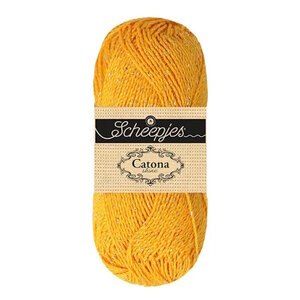 Scheepjeswol Scheepjes Catona Shine 208 G Yellow Gold