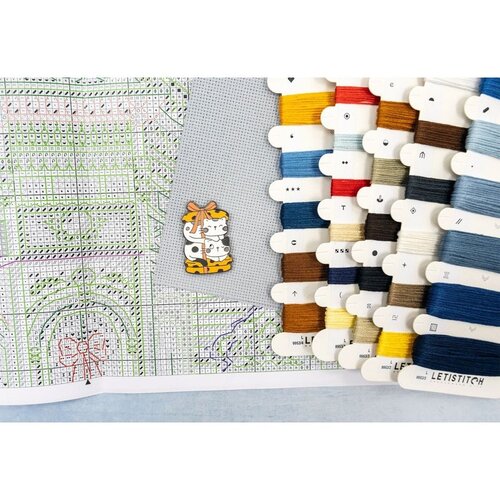 Leti Stitch Leti Stitch Borduurpakket Victorian Christmas