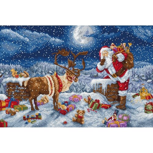Leti Stitch Leti Stitch Borduurpakket Silent Night Gift
