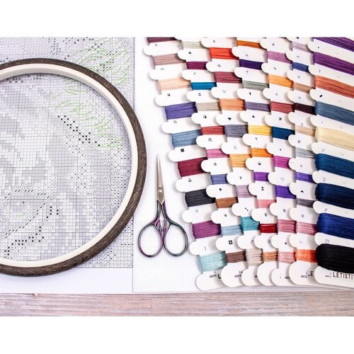 Leti Stitch Leti Stitch Borduurpakket Eyes of the Wild