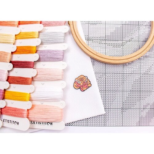 Leti Stitch Leti Stitch Borduurpakket Floral Grace