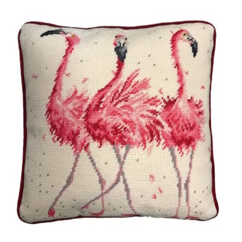 Bothy Threads Bothy Threads Petit Point Borduurkussen Pink Ladies