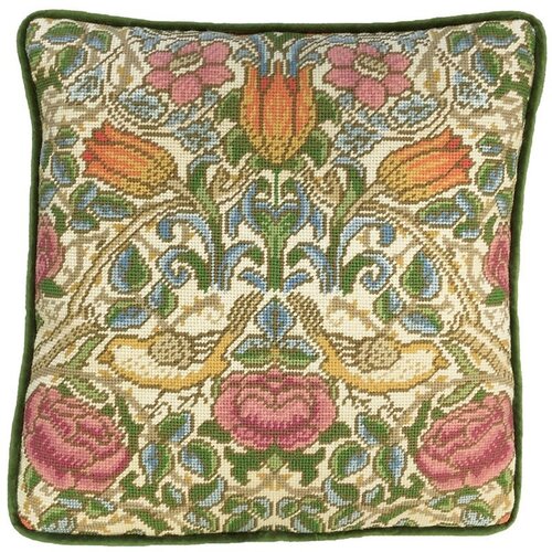 Bothy Threads Bothy Threads Petit Point Borduurkussen Rose Tapestry