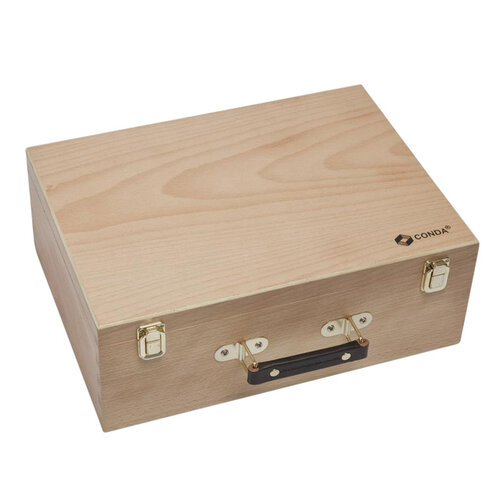 Luxe Pastelkist Conda 35 x 26.5 x 13 cm met 4 trays