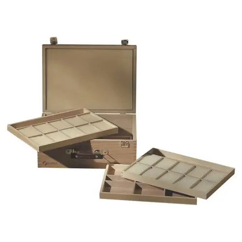 Luxe Pastelkist Conda 35 x 26.5 x 13 cm met 4 trays