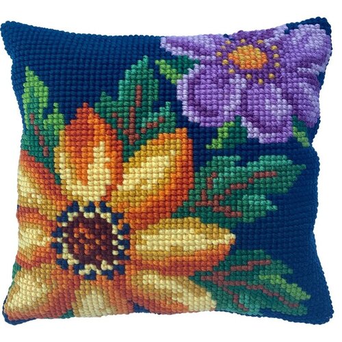 Needleart Borduurpakket Kussen Evening Bloom 40 x 40 cm
