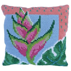 Needleart Borduurpakket Kussen Paradise Bloom 40 x 40 cm