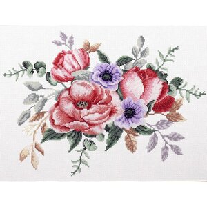 Needleart Voorbedrukt Borduurpakket Elegant Bouquet