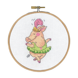 Permin Permin borduurpakket Feather Pig 13-5401