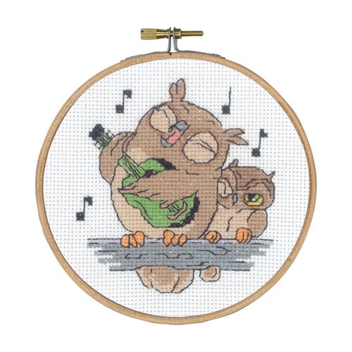 Permin Permin borduurpakket Musical owl 13-5404