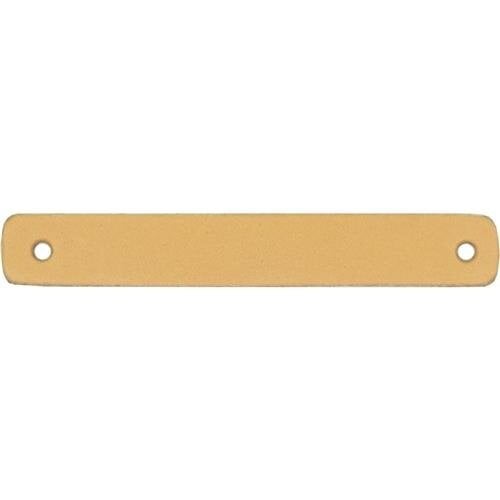 Durable Leren Label blanco 7 x 1 cm 2 stuks lichtbruin