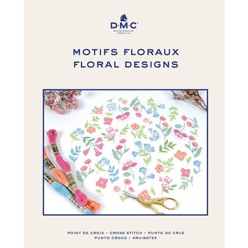 DMC DMC Borduurboek kruissteek bloemen