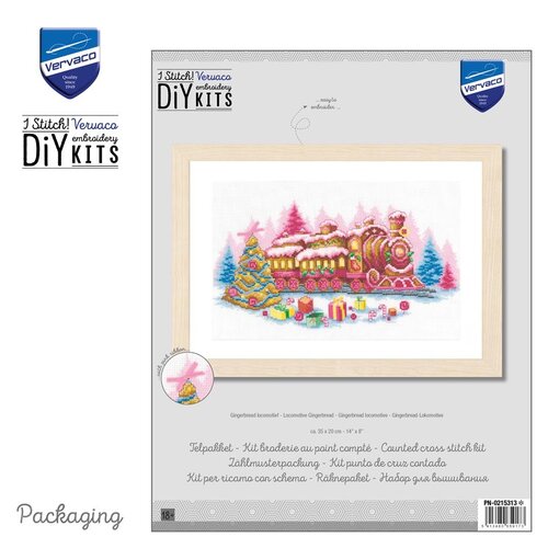 Vervaco Vervaco Borduurpakket Gingerbread locomotief