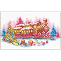 Vervaco Borduurpakket Gingerbread locomotief