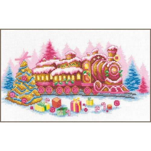 Vervaco Vervaco Borduurpakket Gingerbread locomotief