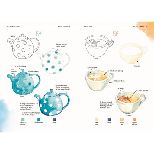 Aquarelleren in 4 stappen