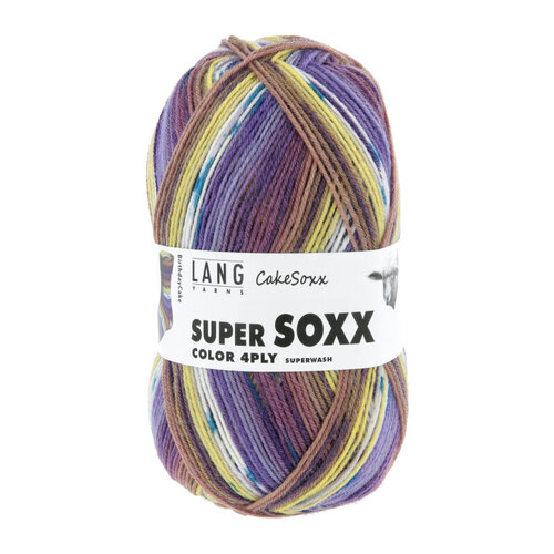 Lang Yarns Lang Yarns Super Soxx Cake 4 draads 100 gram