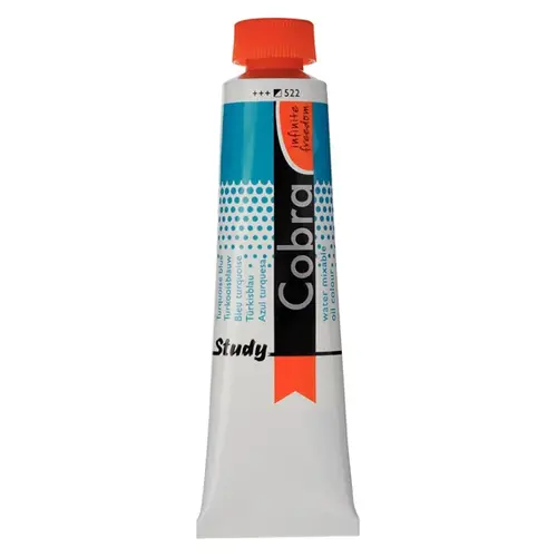 Cobra Cobra Study Olieverf 40 ml Turkooisblauw 522