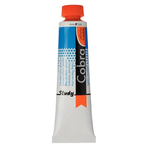 Cobra Cobra Study Olieverf 40 ml Ceruleumblauw (Phtalo) 535