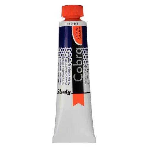 Cobra Cobra Study Olieverf 40 ml Permanentblauwviolet 568