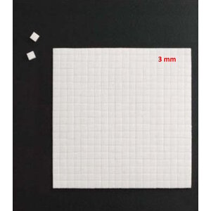 Hobby & Crafting Fun 3D Foam tape/pads 100 x 100 x 3 mm (5 x 5 mm) wit