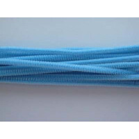 Chenilledraad lichtblauw 20 stuks 6 mm x 30 cm