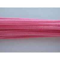 Chenilledraad roze 20 stuks 6 mm x 30 cm