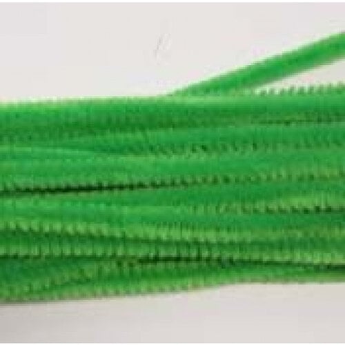 Hobby & Crafting Fun Chenilledraad lichtgroen 20 stuks 6 mm x 30 cm Hobby & Crafting Fun Chenilledraad lichtgroen 20 stuks 6 mm x 30 cm
