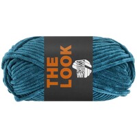 Lana Grossa The Look 100 gram 28 Petrolblauw