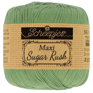 Scheepjeswol Maxi Sugar Rush 50 gram 212 Sage Groen Scheepjeswol Maxi Sugar Rush 50 gram 212 Sage Groen