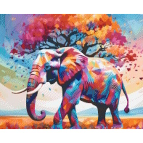 PixelHobby Pixelhobby Patroon 5869 Abstracte Olifant PixelHobby Pixelhobby Patroon 5869 Abstracte Olifant
