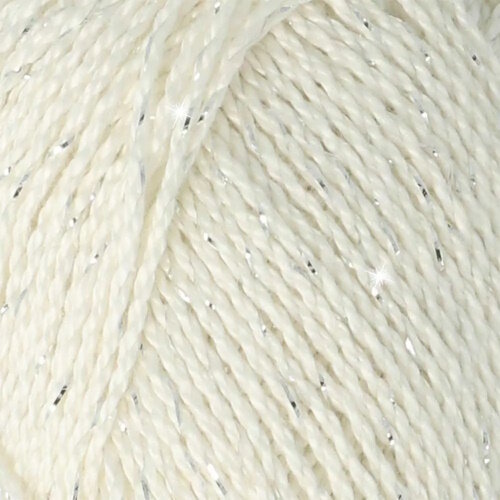 Scheepjeswol Scheepjes Catona Shine 105 S Bridal White Silver Scheepjeswol Scheepjes Catona Shine 105 S Bridal White Silver