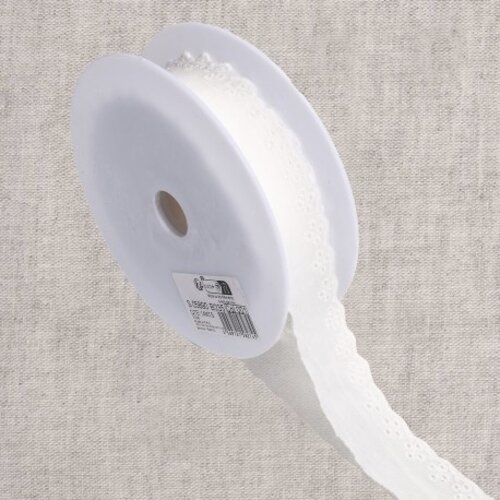 Mediac Kant lint met bloemenmotief 35 mm Mediac Kant lint met bloemenmotief 35 mm