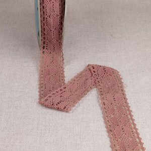 Mediac Kant lint oudroze 40 mm Mediac Kant lint oudroze 40 mm