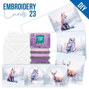 Hobbydots Stitch and Do Cards 23 Mystic Winter Hobbydots Stitch and Do Cards 23 Mystic Winter