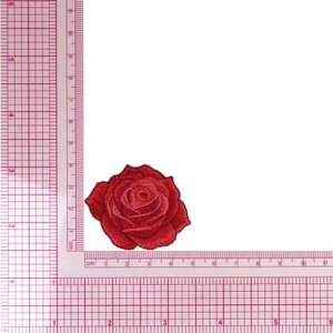 Mediac Applicatie opstrijkbaar Roos Rood 5 cm Mediac Applicatie opstrijkbaar Roos Rood 5 cm