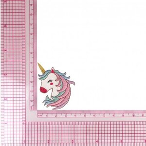 Mediac Applicatie Unicorn 5.5 cm opstrijkbaar Mediac Applicatie Unicorn 5.5 cm opstrijkbaar