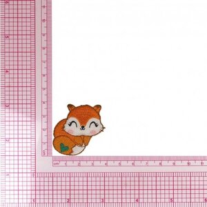 Mediac Applicatie Vosje 3.5 cm opstrijkbaar Mediac Applicatie Vosje 3.5 cm opstrijkbaar