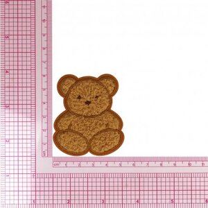 Mediac Applicatie Fluffy Bear 6 x 5 cm opstrijkbaar Mediac Applicatie Fluffy Bear 6 x 5 cm opstrijkbaar