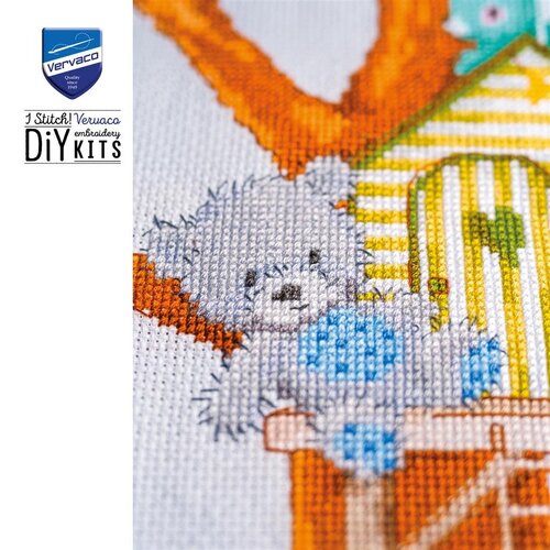 Vervaco Vervaco Geboorte Borduurpakket Aan de boomhut