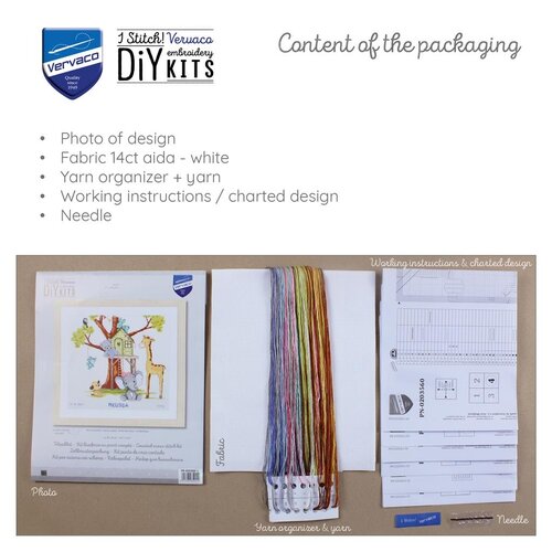 Vervaco Vervaco Geboorte Borduurpakket Aan de boomhut